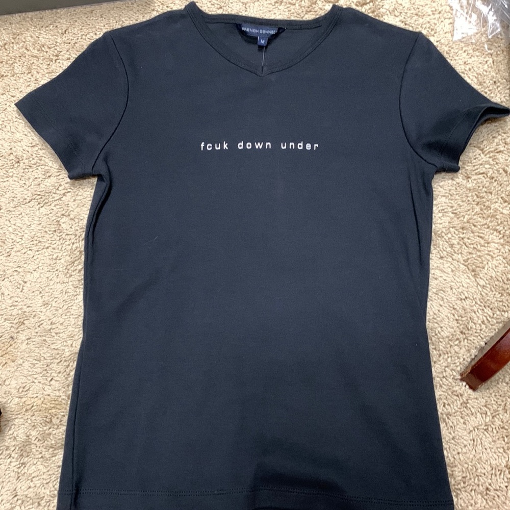 French connection fcuk down under tee M NWT